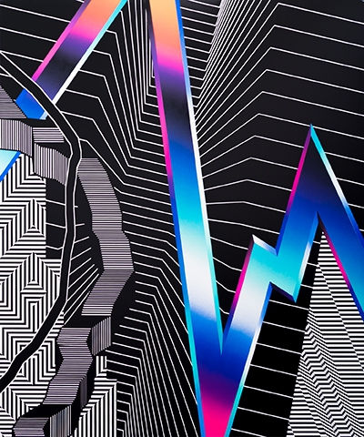 Felipe Pantone Untitled 100 x 120 cm