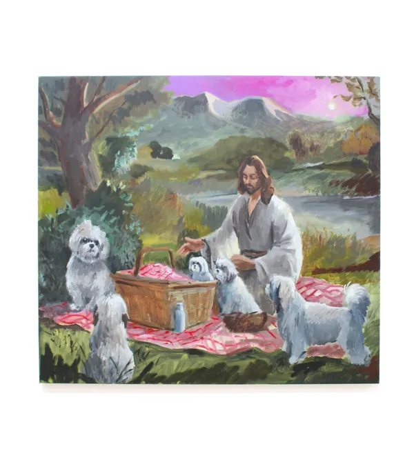 Charles Hascoët, Christ aux bichons , 2026