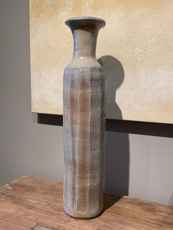 Lottie Venn, Wood and Soda Fired Tall Bottle