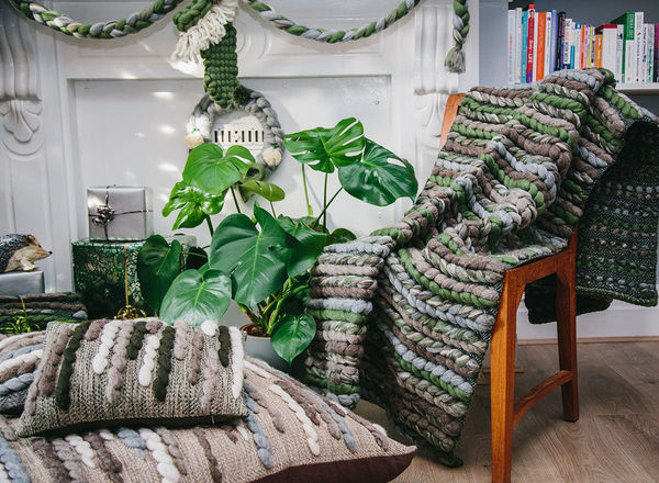 Cassandra Sabo, Forest Collection Double Tendril Throw