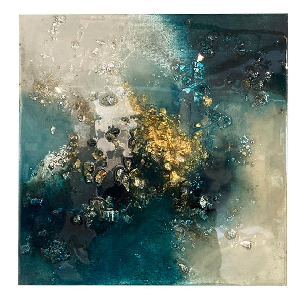 Jennifer Newman, Aqua Gold, 2020