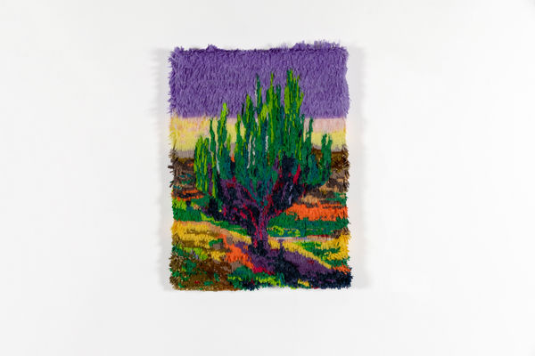 Justin Favela, Cardón, After José María Velasco (1887), 2024