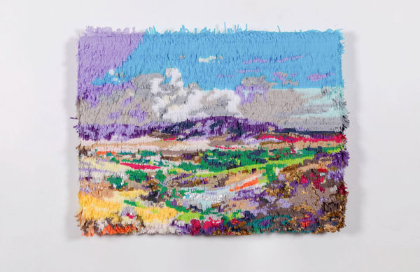 Justin Favela, Vista de Mitla, After José María Velasco (1888), 2018