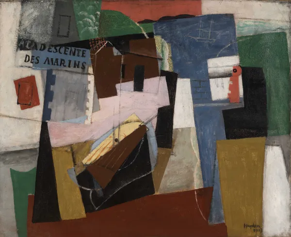 Henri HAYDEN, *SOLD* À la Descente des Marins, 1917