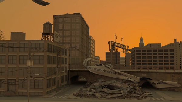 Tim Portlock 11th_st_city_symphony.mp4, 2013 visual effects software 4:04 minutes, HD resolution (1080 x 1920) Edition of 5