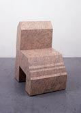 Richard Artschwager Leaning Chair, 2010 laminate on wood 38 1/4 x 22 x 32 in 97.2 x 55.9 x 81.3 cm