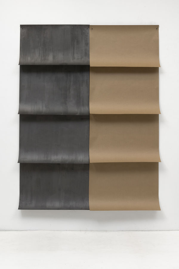 Dorothea Rockburne 2, 4, 6, 8, 1969/70 graphite on brown paper 96 x 72 in (243.8 x 182.9 cm)