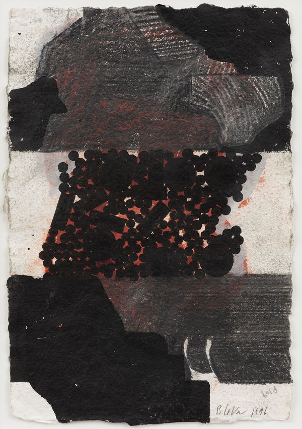 Barry Le Va Bunker Coagulation, 1996 ink, watercolor, and graphite on paper 14 3/16 x 9 7/8 in (36 x 25 cm)