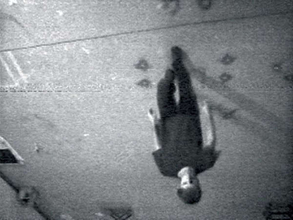 Bruce Nauman Stamping in the Studio, 1968 16 mm film transferred to video, black-and-white, sound 62 min.