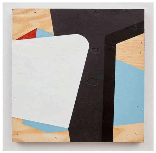 Serge Alain Nitegeka Field Configuration XXII, 2015 paint on wood 20 x 20 in 50.8 x 50.8 cm