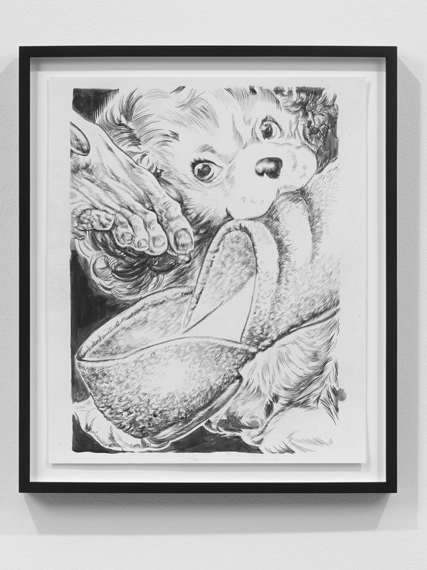 Tim Brawner Hamm, 2025 ink on paper 17 x 14 in (43.2 x 35.6 cm) framed: 20 x 16 3/4 in (50.8 x 42.5 cm)