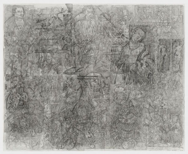 Ciprian Mureșan All Images from a Book on Cranach, 2017 graphite on paper 26 3/16 x 32 in 66.5 x 81.3 cm