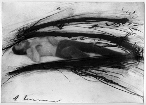 Arnulf Rainer Untitled (Kleinzeug 249), 1974 oilstick and crayon over photograph 7 x 9 1/2 in 17.8 x 24.1 cm
