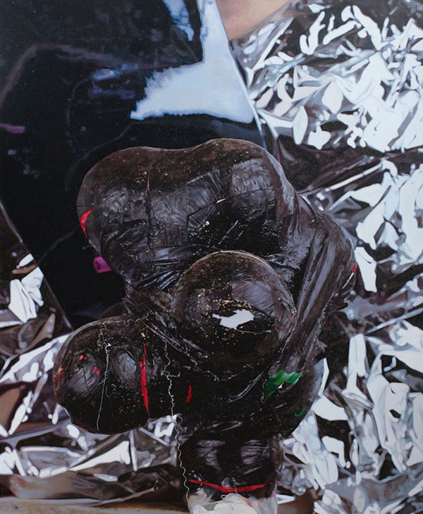 Neil Gall Dark Matter (Birth), 2011 oil on linen 83 7/8 x 68 15/16 in (213 x 175 cm)