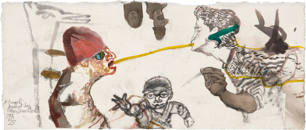 Erwin Pfrang, Engel bringt das Gewünschte (Angel Brings What is Desired), 2023