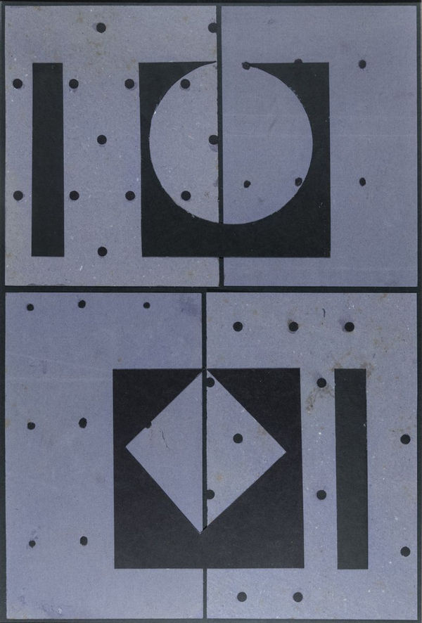 George Dannatt, Collage - Blue Mercato, 2004