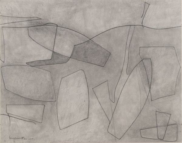 George Dannatt, Drawing Boat Shapes on Receding Flood Water, 2000