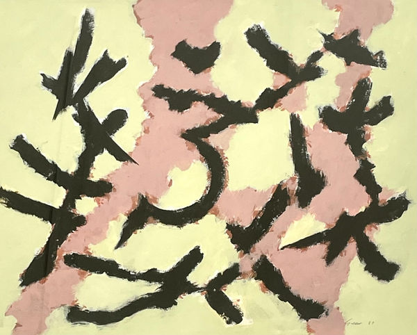 William Gear RA, Black Origin, 1983