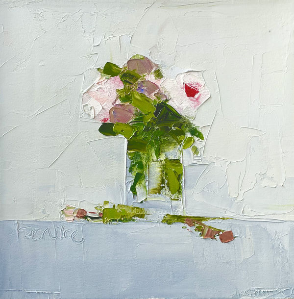 Mike Service, Roses in a Jam Jar, 2022