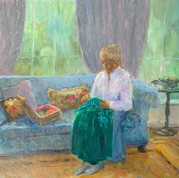 Sue Wales, Mending the Green Dress