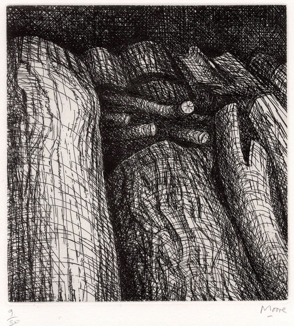 Henry Moore, Log Pile I