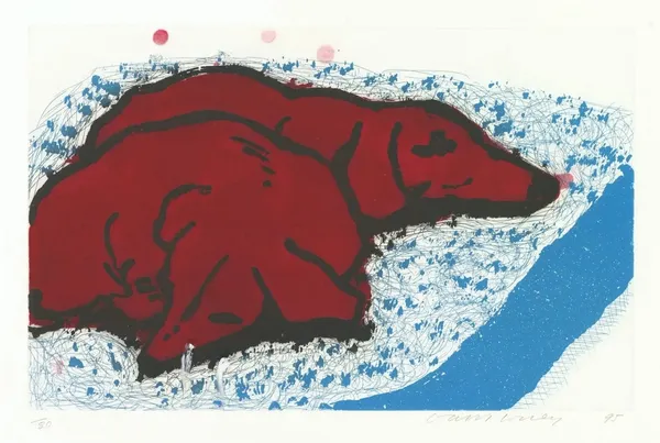 David Hockney RA, Small Dogs, 1995