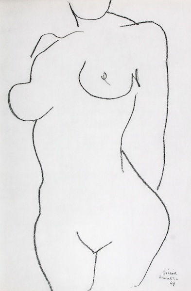 Female Nude Drawing from Verve (Front)
