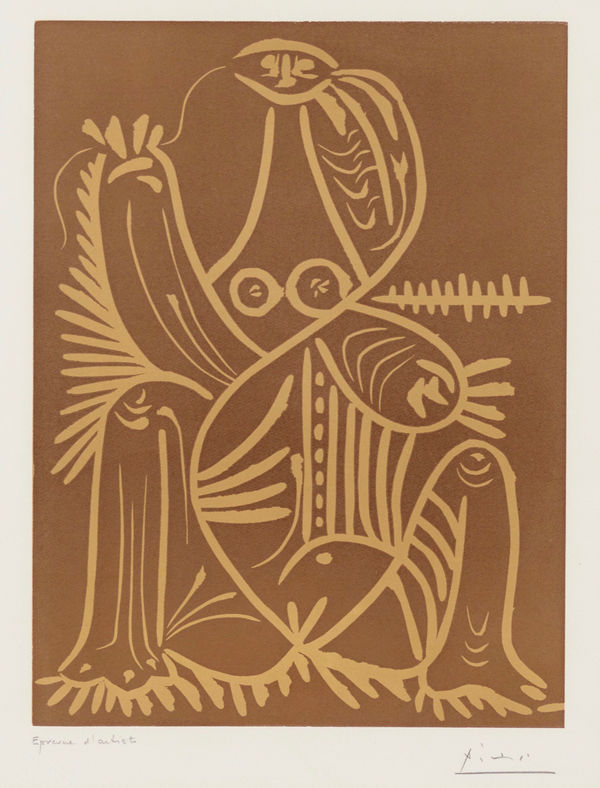 Diurnes, Femme Assise en Pyjama de Plage