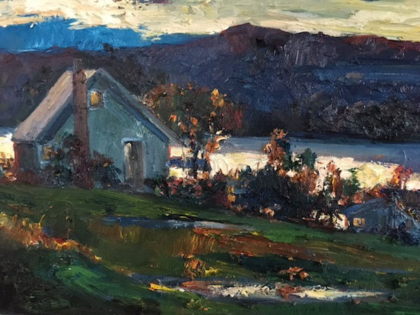 Dawn After a Late Autumn Night Rain