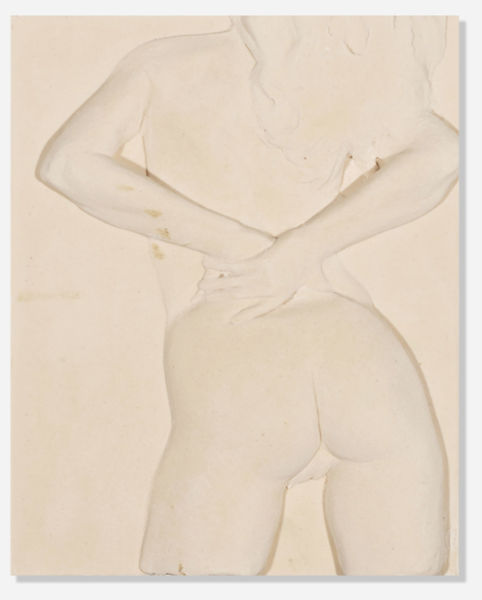 Robert Graham Untitled, Female Nude (Back), 2003 Aqua resin relief 10 x 8"