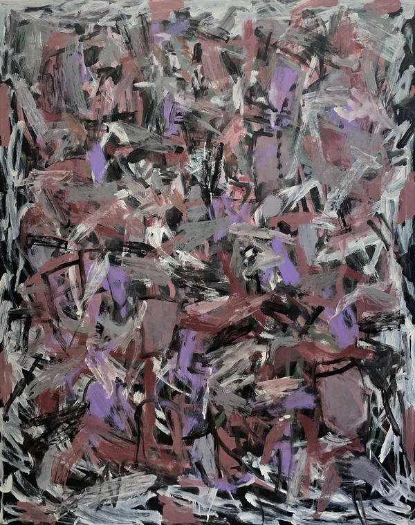 Roger Crawford, Scrim Painting, 2024