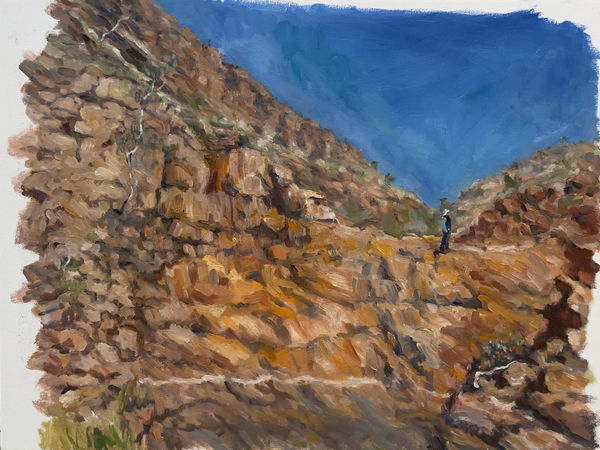 Nicolette Eisdell, The Gorge with Chantelle, 2024