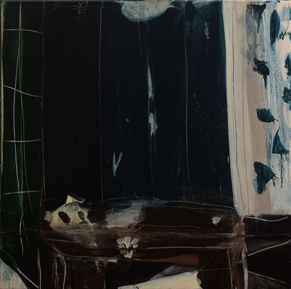 Peter Godwin, Mask and Moon, 2024