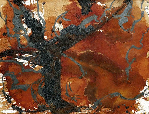 Sophie Cape, Trees sing in harmony with the vast red plains, 2025