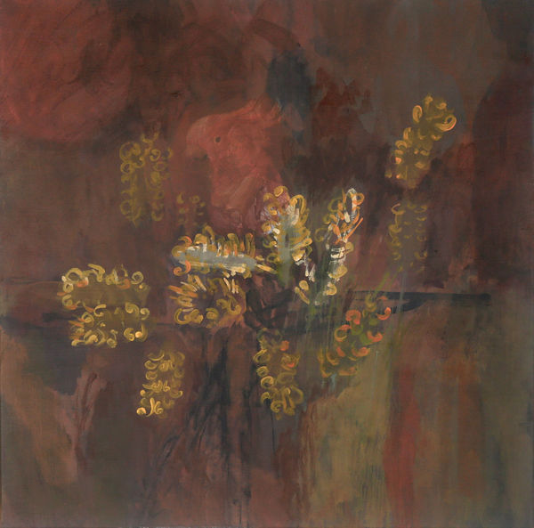 Michelle Hungerford, Desert Grevillea (Pink Cockatoo), 2025