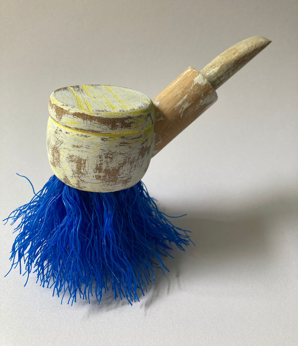 Ulvi Haagensen, White and Blue-Bristled Brush