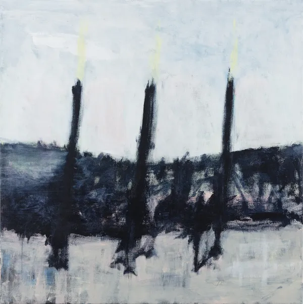 Paul Connor, Three Torches (Coast), 2025