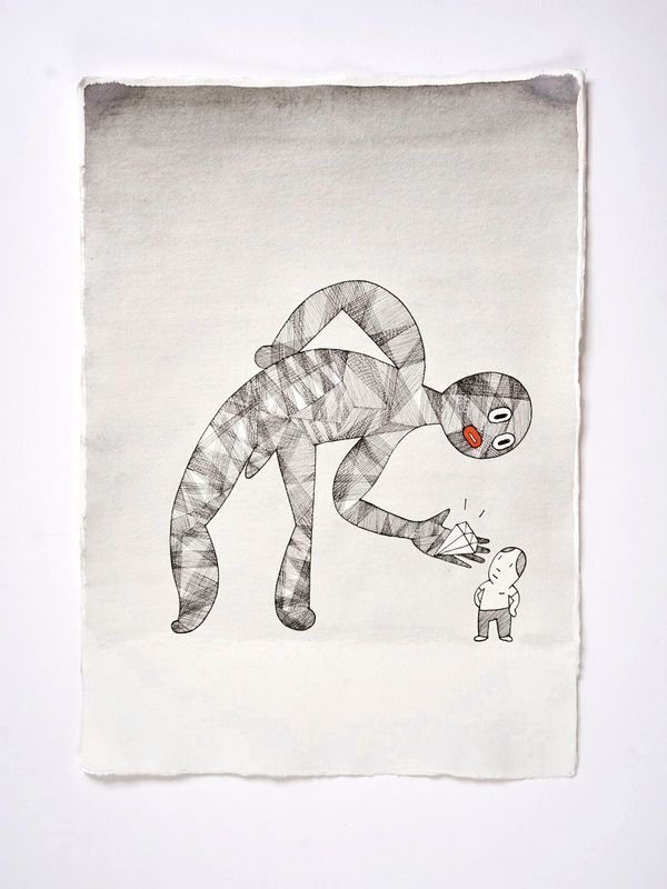 Boris Hoppek, Bimbo diamond, 2017