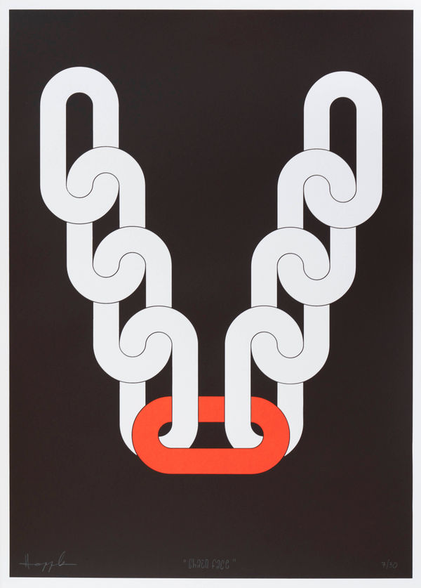 Boris Hoppek, Chain Face, 2019