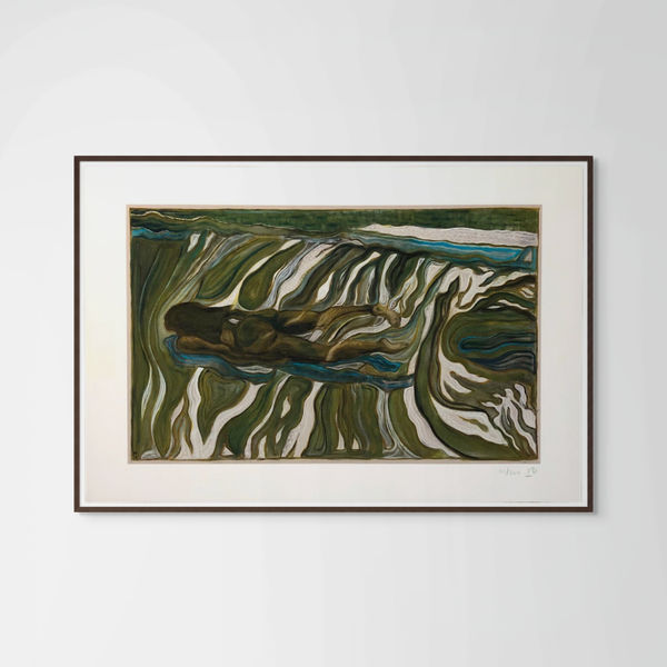 Billy Childish, Julie Swimming II, 2019