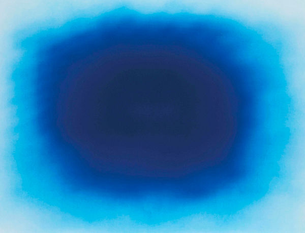 Anish Kapoor, Breathing Blue, 2020