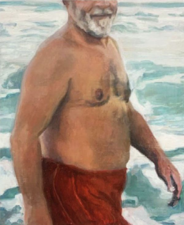 Mao Wu Torse d’homme - (Luiz), 2021 - 2024 38 x 46 cm