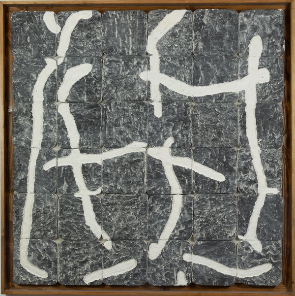 Ward Foulon, Set table. Fork left, knife right., Wood, plaster, acrylic