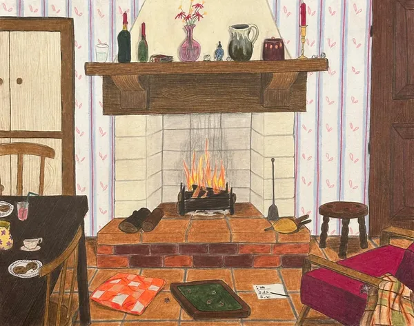 Maud Paul 20,3 x 25,4 cm (unframed) 30,3 x 35,4 cm (framed) Price below includes wooden frame