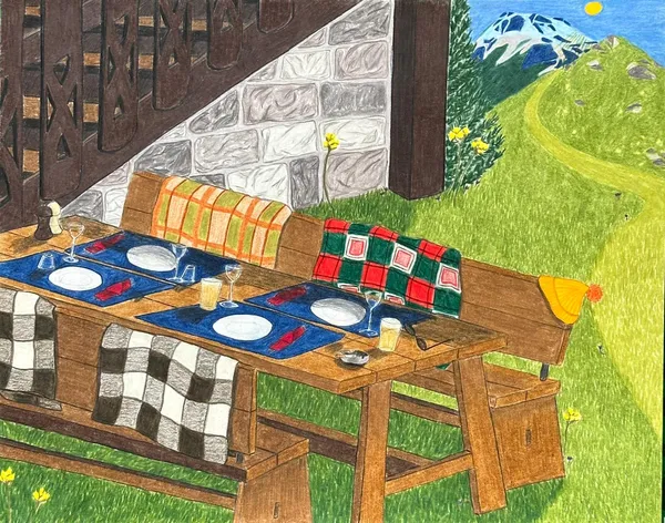 Maud Paul 20,3 x 25,4 cm (unframed) 30,3 x 35,4 cm (framed) Price below includes wooden frame