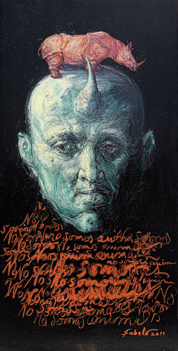 Roberto Fabelo, No Somos Animales, 2011