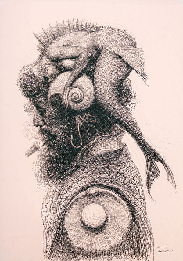 Roberto Fabelo, Ensoñación, 2016