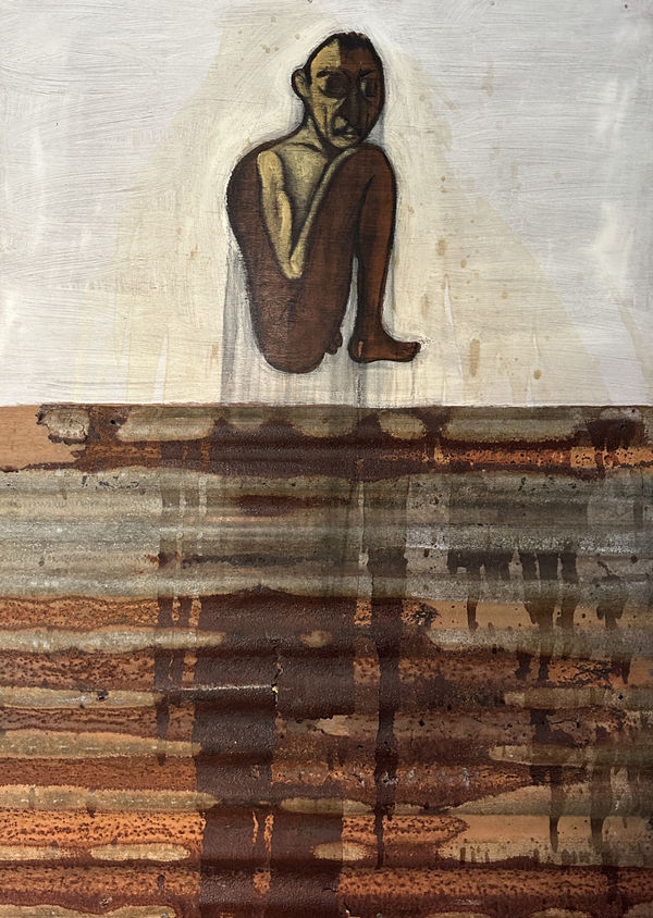 Luis Cruz Azaceta, Waiting (La Espera 1), 1996