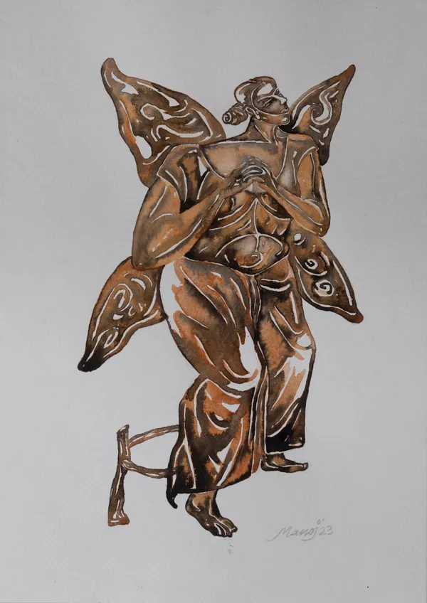 Manoj Aggarwal, Untitled - Drawing 40, 2023