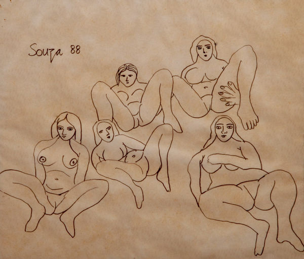 Francis Newton Souza, Untitled, 1988